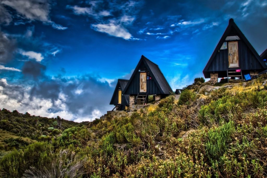 Marangu Route Kilimanjaro Trek 8 days adventure staying in mountain huts.