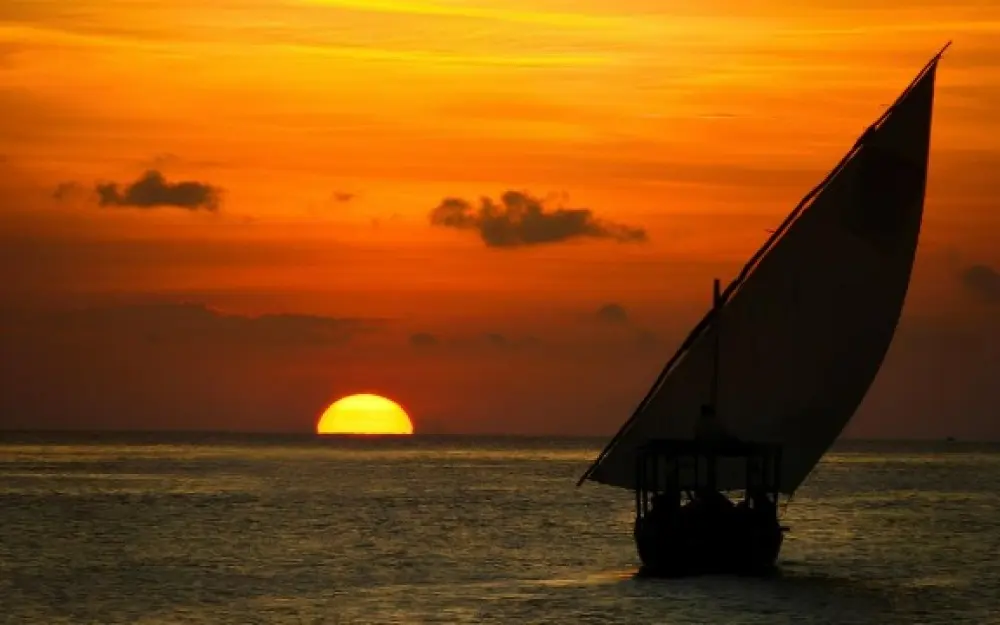 Snorkeling and dhow sailing on Zanzibar beaches