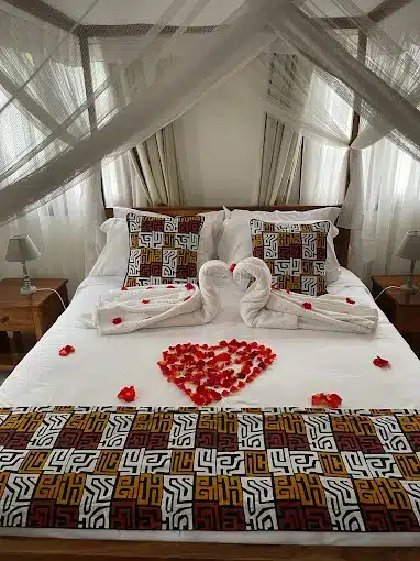 Amani Villa room interior cozy and comfortable stay