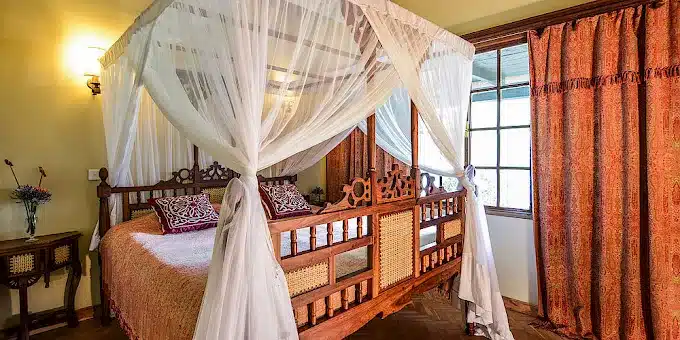 Ngare Sero Mountain Lodge cottage interior cozy and comfortable Arusha Tanzania