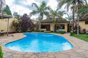 Ahadi Lodge accommodation in Arusha Tanzania with peaceful surroundings