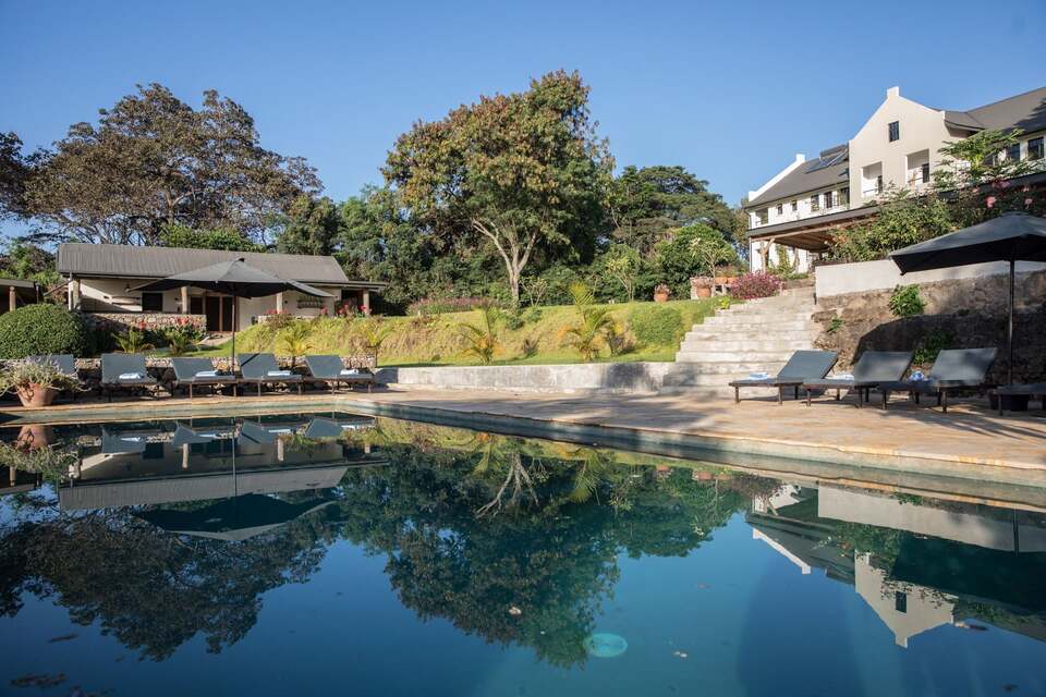 Arusha Villa Tanzania accommodation surrounded by gardens and peaceful scenery