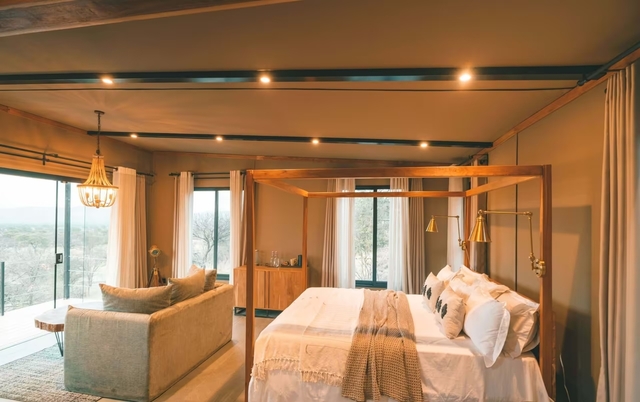 Nimali Central Serengeti tent interior luxury safari accommodation Tanzania