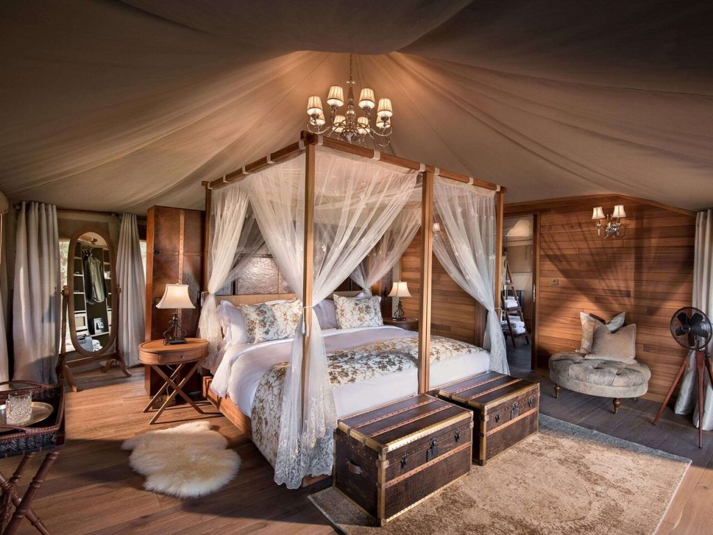 One Nature Nyaruswiga Serengeti luxury suite interior Tanzania safari lodge