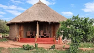 Africa Safari Maasai Boma lodge exterior