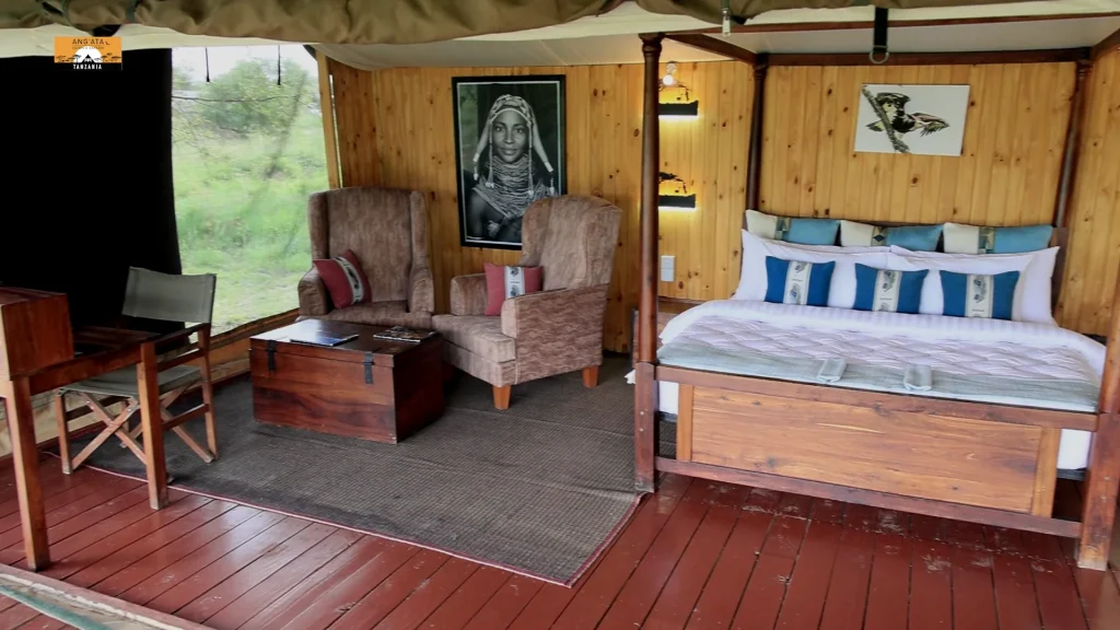 Ang’ata Migration Bologonja Camp North safari tent