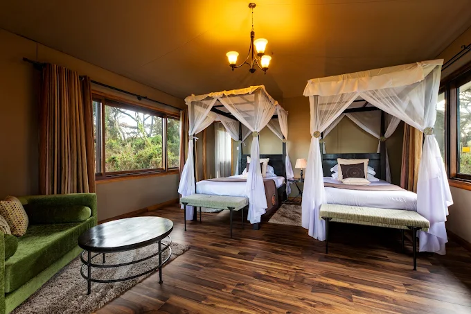 Ngorongoro Lion's Paw Camp luxury tent