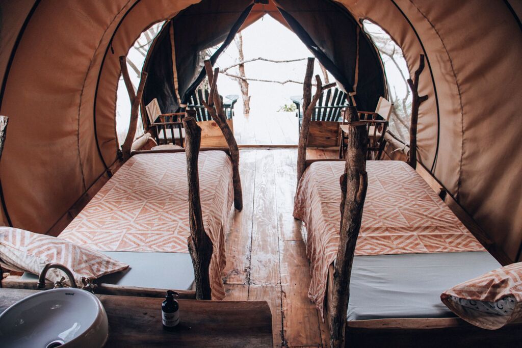 Rufiji Explorers Camp safari tent accommodation