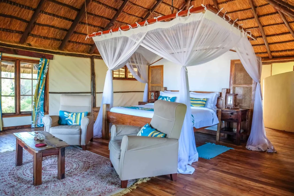 Saadani Safari Lodge luxury suite