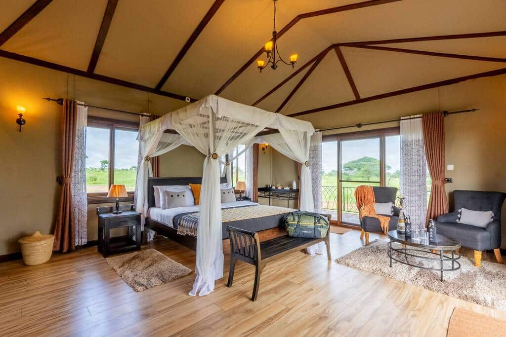 Serengeti Sametu Camp luxury tent interior