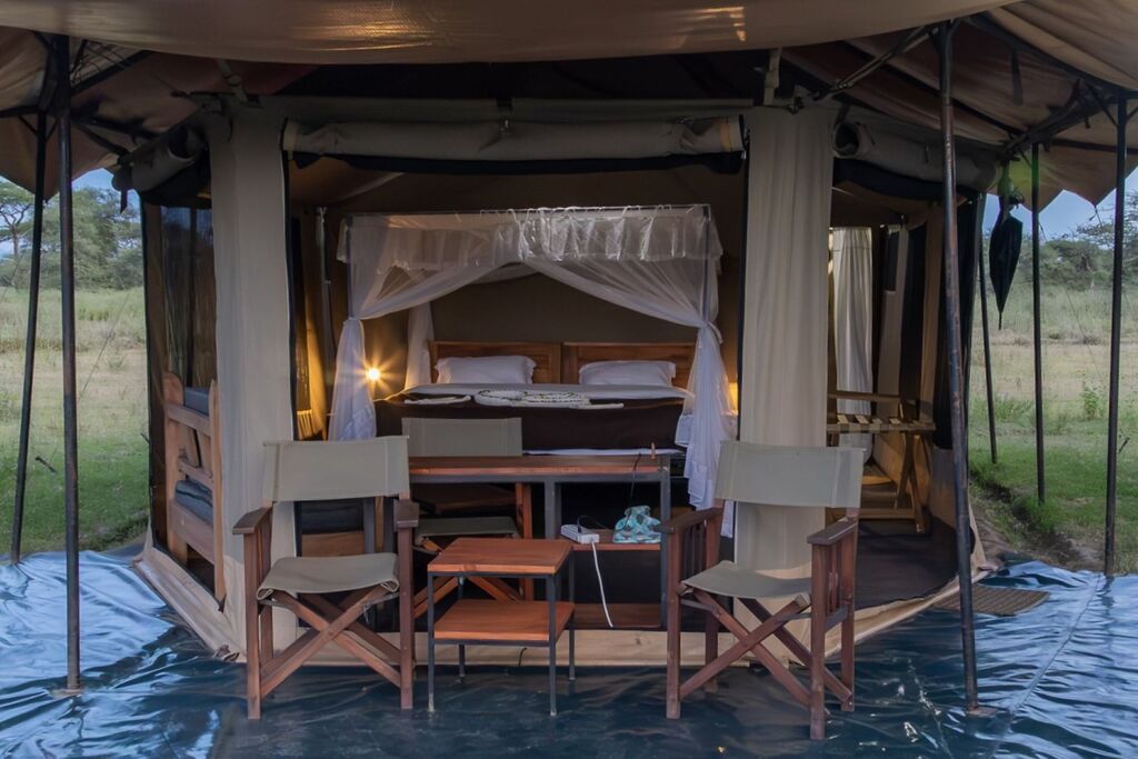 The Canopy Migration Camp Ndutu luxury safari tent