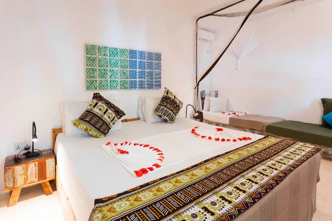 Fun Beach Resort deluxe room Zanzibar